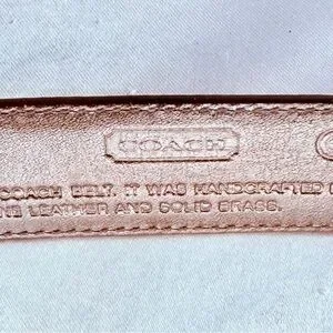 Coach | Accessories | Rare Vintage Coach Belt 396 Brown  display picture 1